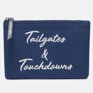 Draper James Tailgates & Touchdowns Canvas Pouch